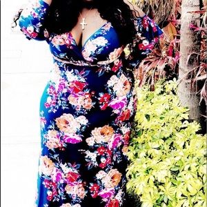 Forever 21 floral maxi dress